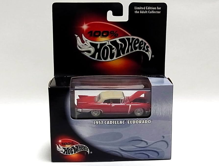 ミニカー 1957 CADILLAC ELDOLADO HARD ROCK CAFE HotWheels 100% Hard Rock Cafe collection 1957 Cadillac